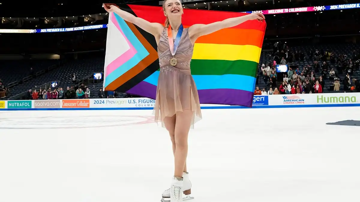 Amber Glenn makes history as first LGBTQ+ woman to win U.S. Women's Figure Skating Championship