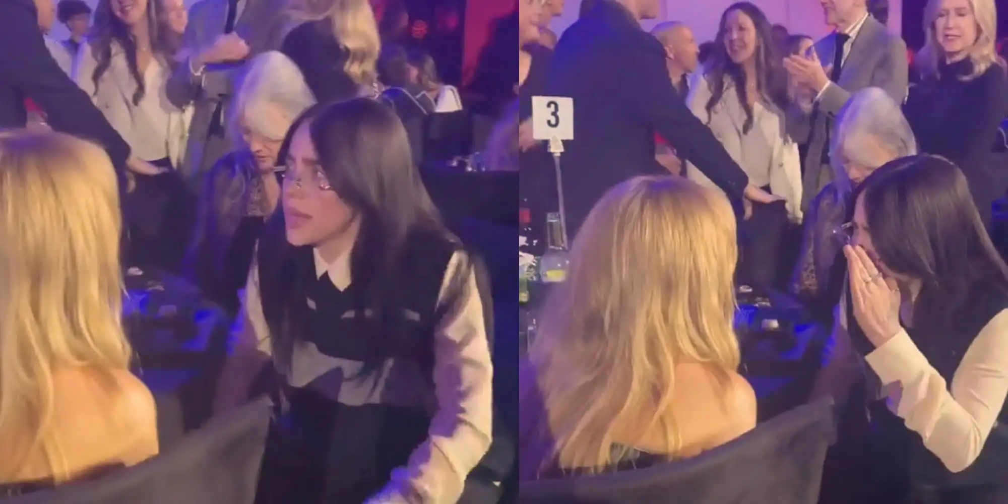 Billie Eilish and Kylie Minogue spill tea: People think Billie Eilish gossiping at People's Choice Awards