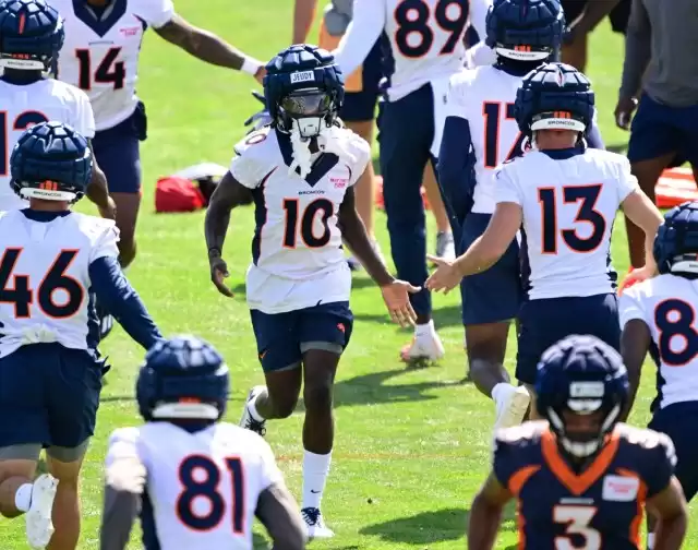 Broncos WR Jerry Jeudy: Carted off Practice Field with Right Hamstring Injury