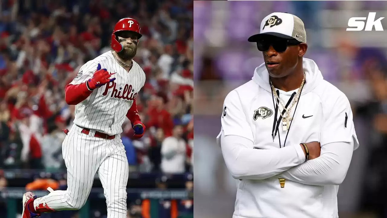 'Bryce Harper's Message to Braves: Fans React as "Bro Delivered Violence Today" - It's Personal Now with Coach Prime Deion Sanders Tee'