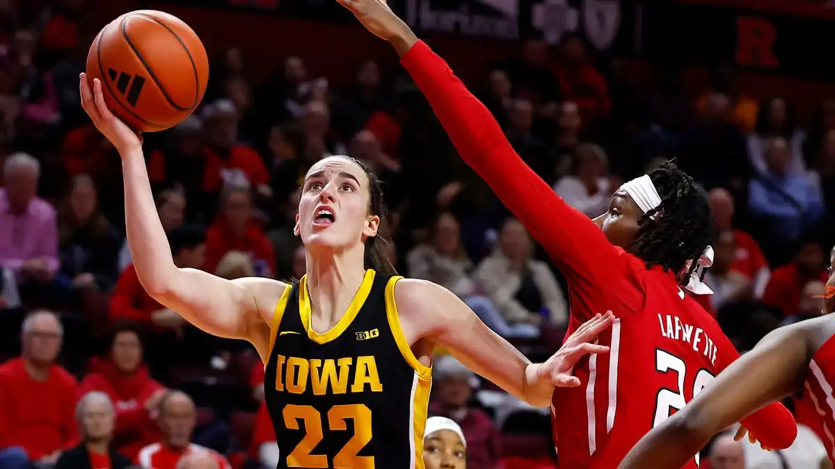 Caitlin Clark triple-double No. 3 Iowa women's basketball Rutgers