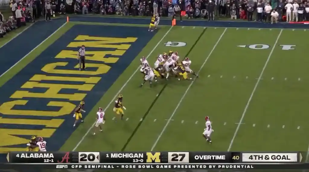 CFB world, Michigan, overtime heroics, Rose Bowl victory