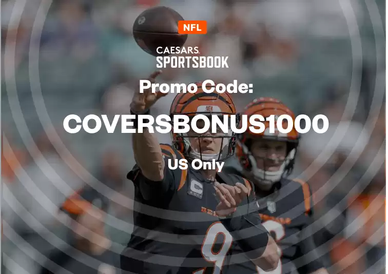 Claim $1,000 First Bet with Caesars Promo Code for Bengals vs Ravens Thursday Night Football