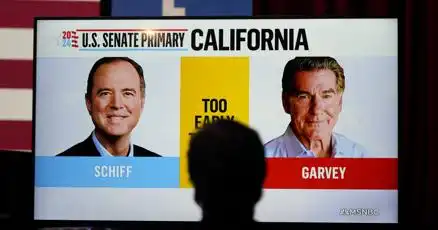Democrat Adam Schiff Republican Steve Garvey California Senate seat compete