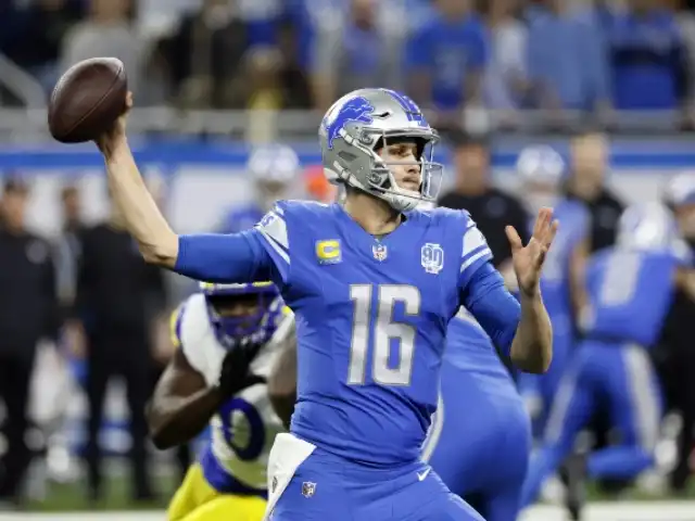 Jared Goff leads Detroit Lions to first playoff win in 32 years, 24-23 over Matthew Stafford and Los Angeles Rams