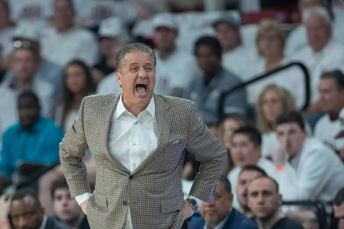 John Calipari Reacts to UK Basketball's Victory with Reed Sheppard's Buzzer-Beater