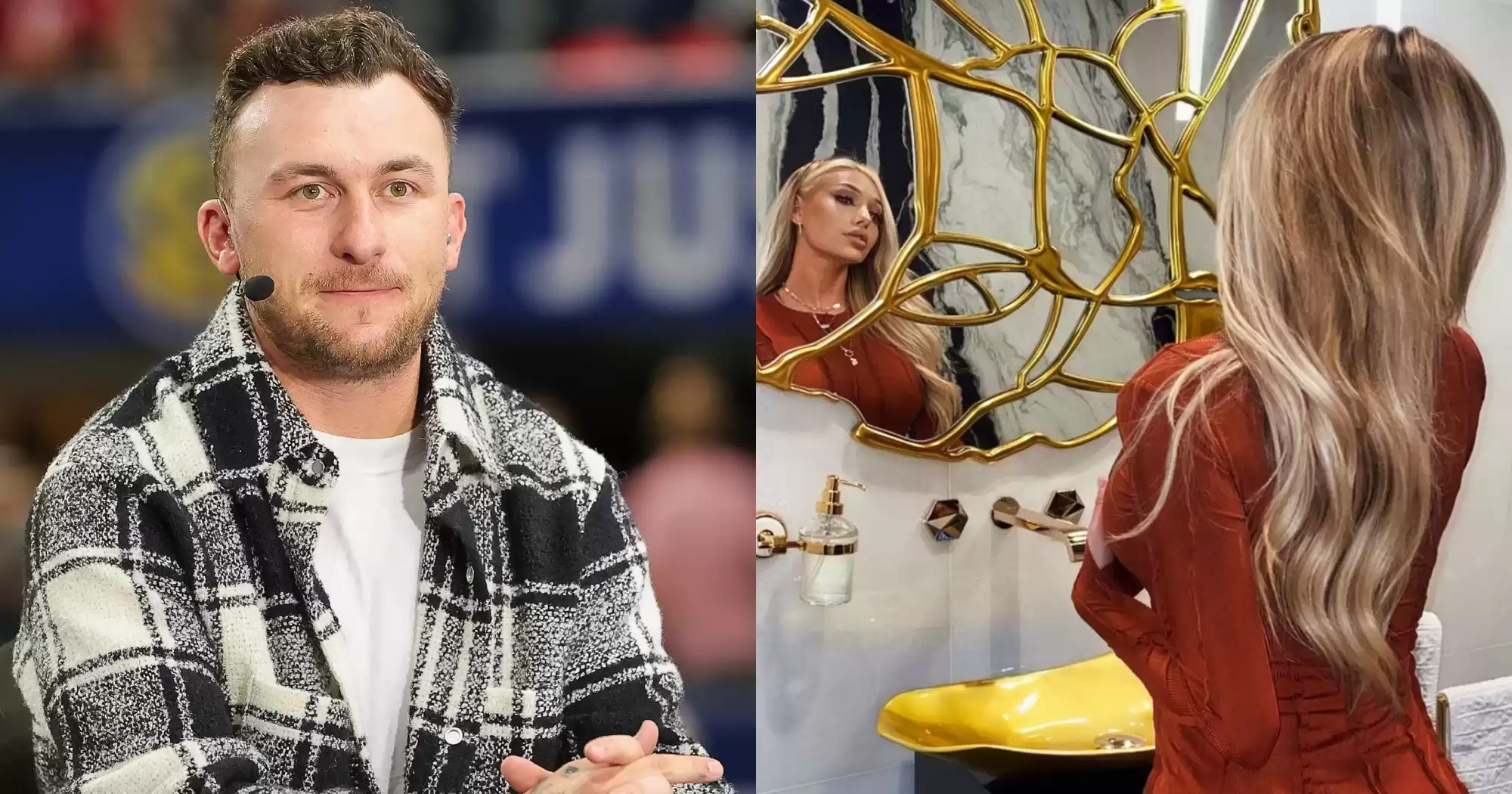 Johnny Manziel's Girlfriend's Viral Fire Outfit in Houston - PICS