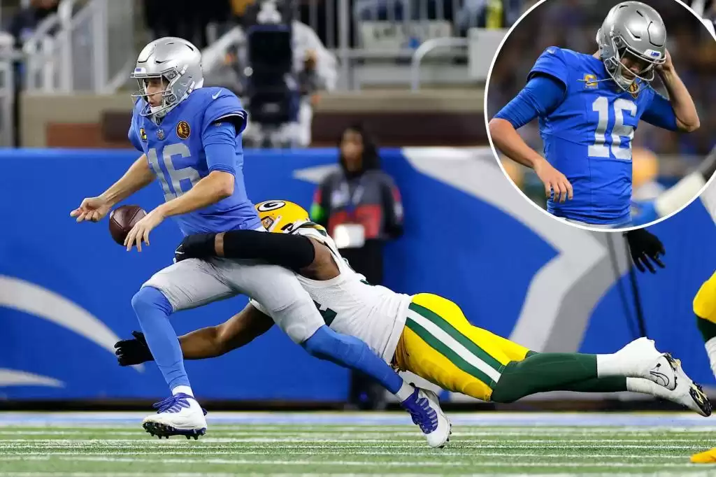 Lions Jared Goff Thanksgiving game: First half struggles vs. Bears