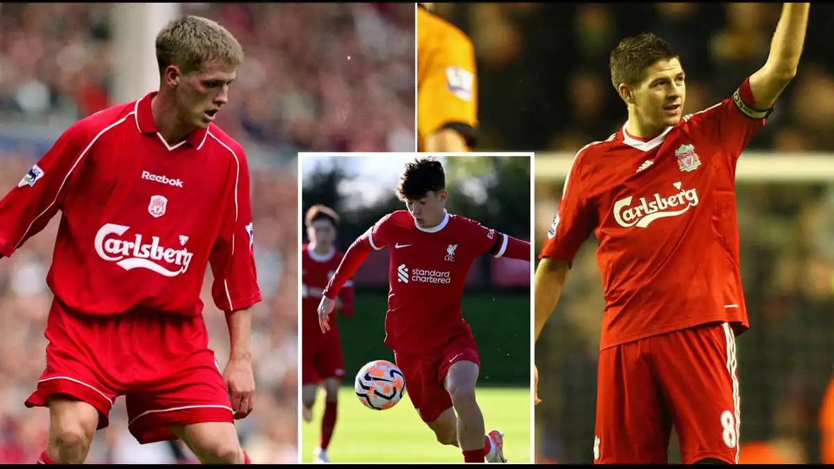 Liverpool Europa League starlet with Dad played alongside Steven Gerrard and Michael Owen