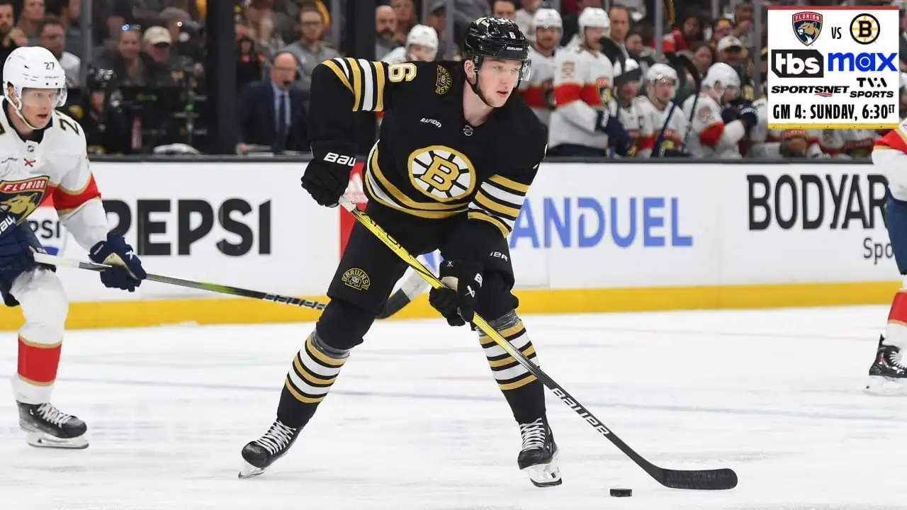 Lohrei boosts Bruins offense in NHL playoffs