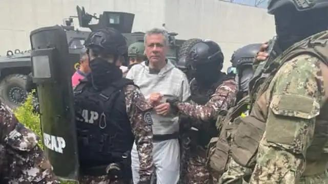Mexico cuts ties with Ecuador after police storm embassy to arrest former vice president