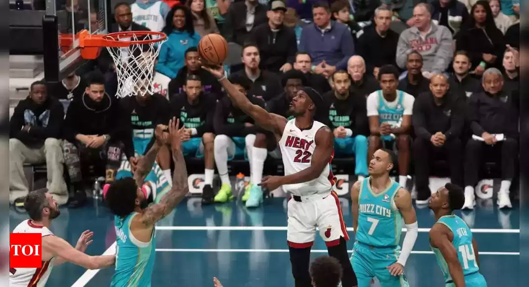 Miami Heat defeat Charlotte Hornets 111-105 with Jimmy Butler's 32 points