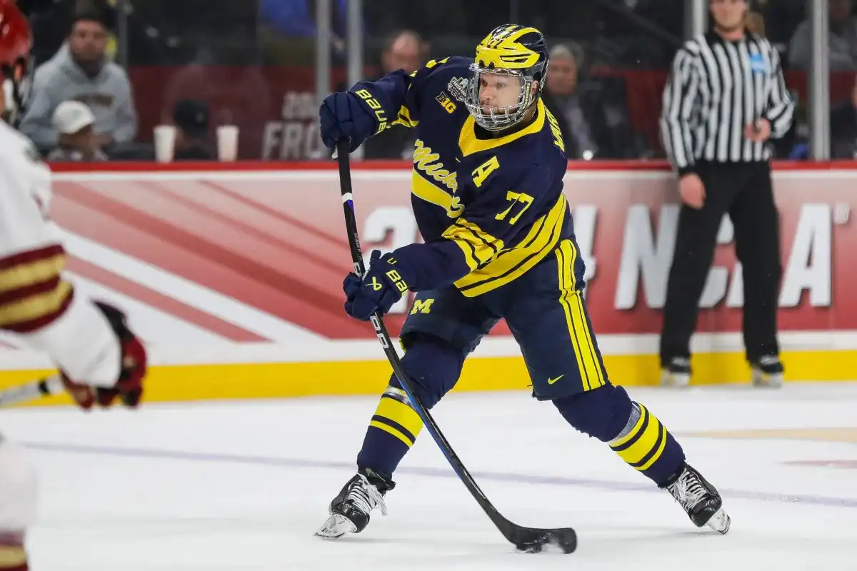 Michigan hockey shut out Frozen Four Boston College 4-0