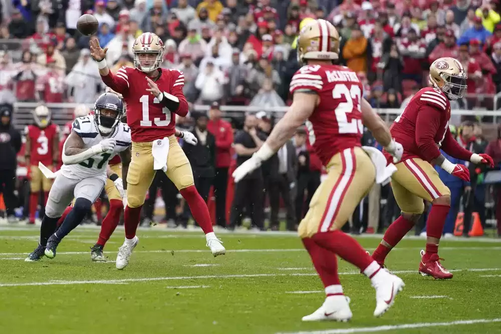 MNF: 49ers-Vikings game highlights George Kittle and T.J. Hockenson from Iowa - Sports Talk Florida - N