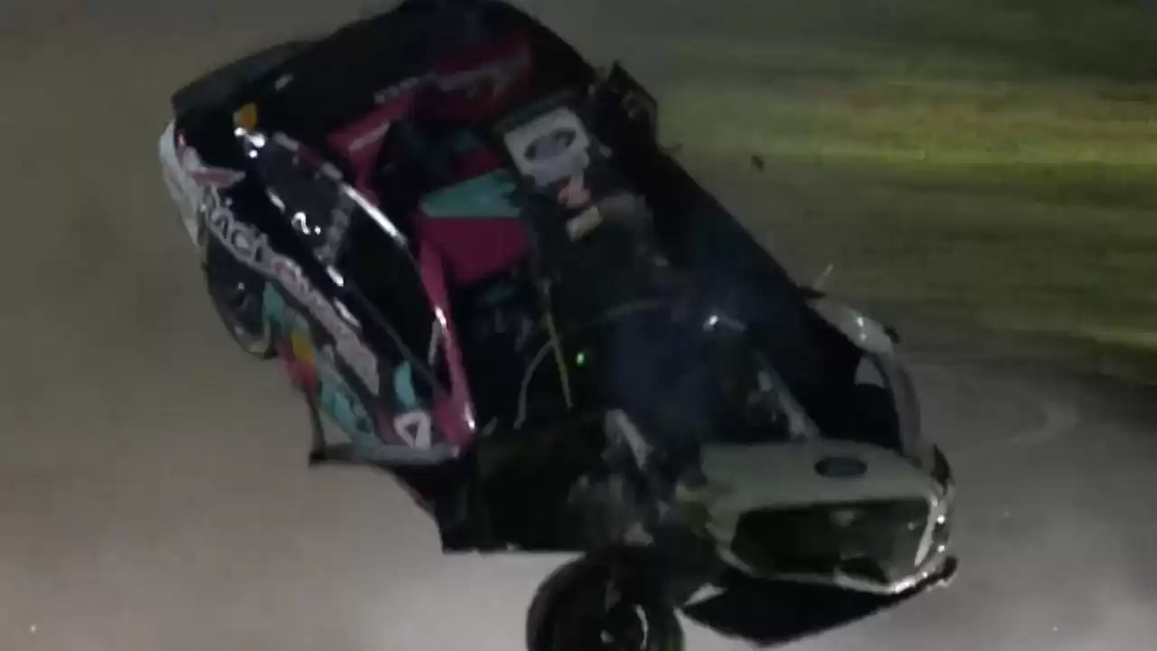 NASCAR driver Ryan Preece flips in violent Daytona crash