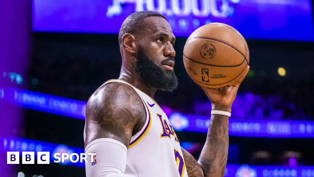 NBA LeBron James 40,000-point milestone LA Lakers loss Denver Nuggets