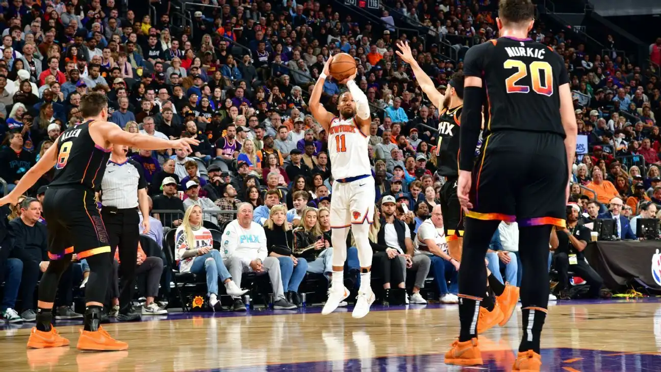 New York Knicks' Jalen Brunson sets three-point records, scores 50 points