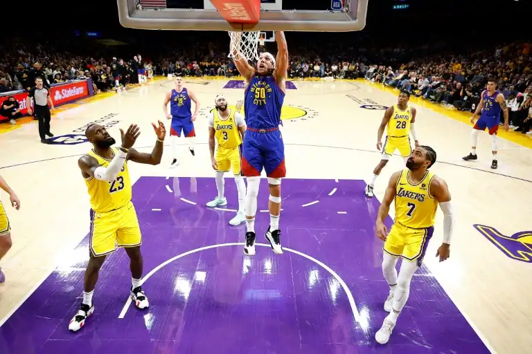 Nuggets Lakers Embiid 50 points lead Sixers Knicks