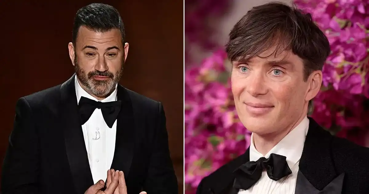 Oscar host Jimmy Kimmel cringe joke Cillian Murphy name pronunciation