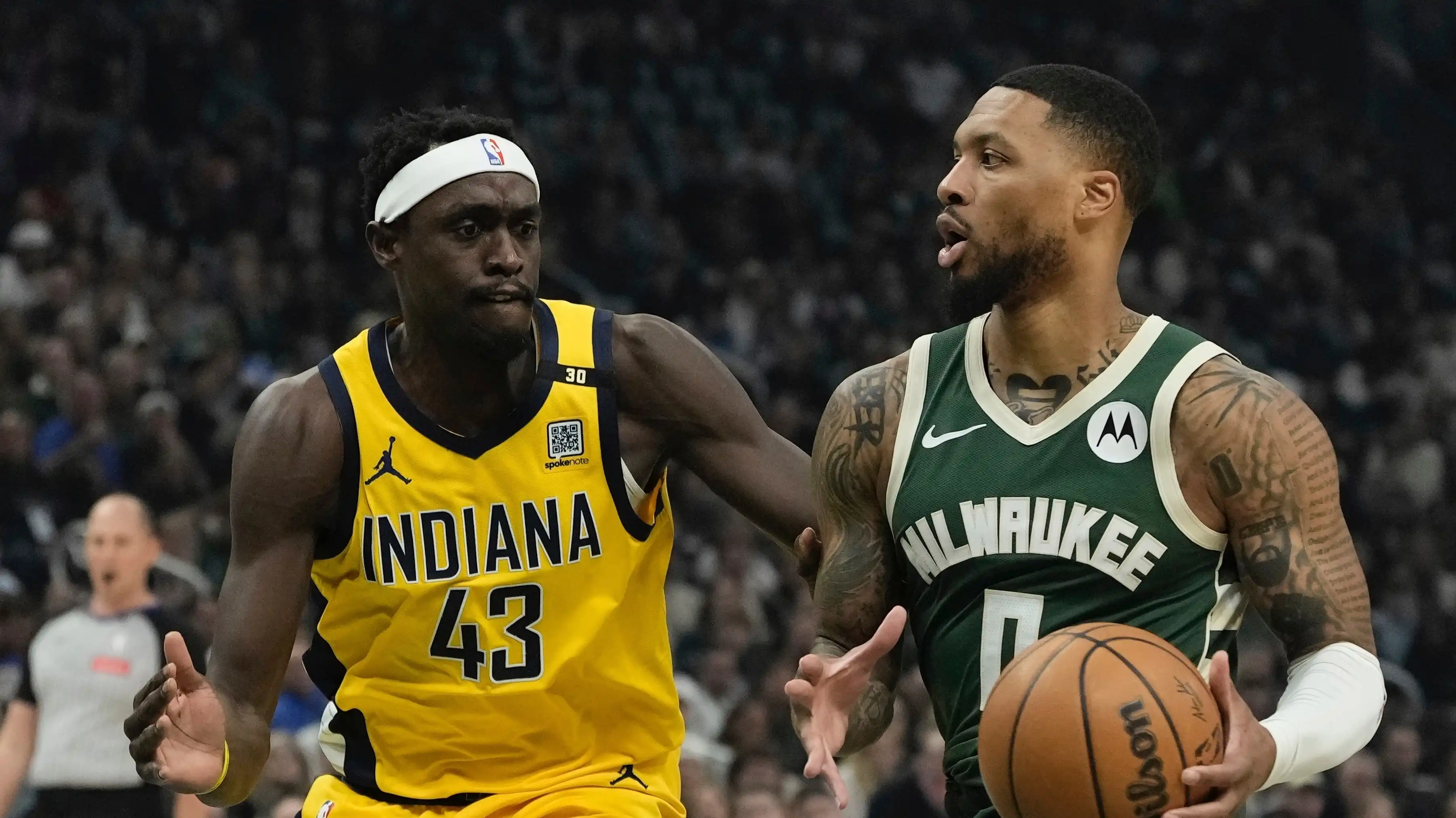 Pascal Siakam scores 37 to help Indiana Pacers square series with Milwaukee Bucks