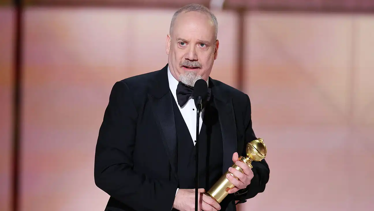 Paul Giamatti Dedicates Golden Globes Best Actor Win to Teachers for 'The Holdovers'