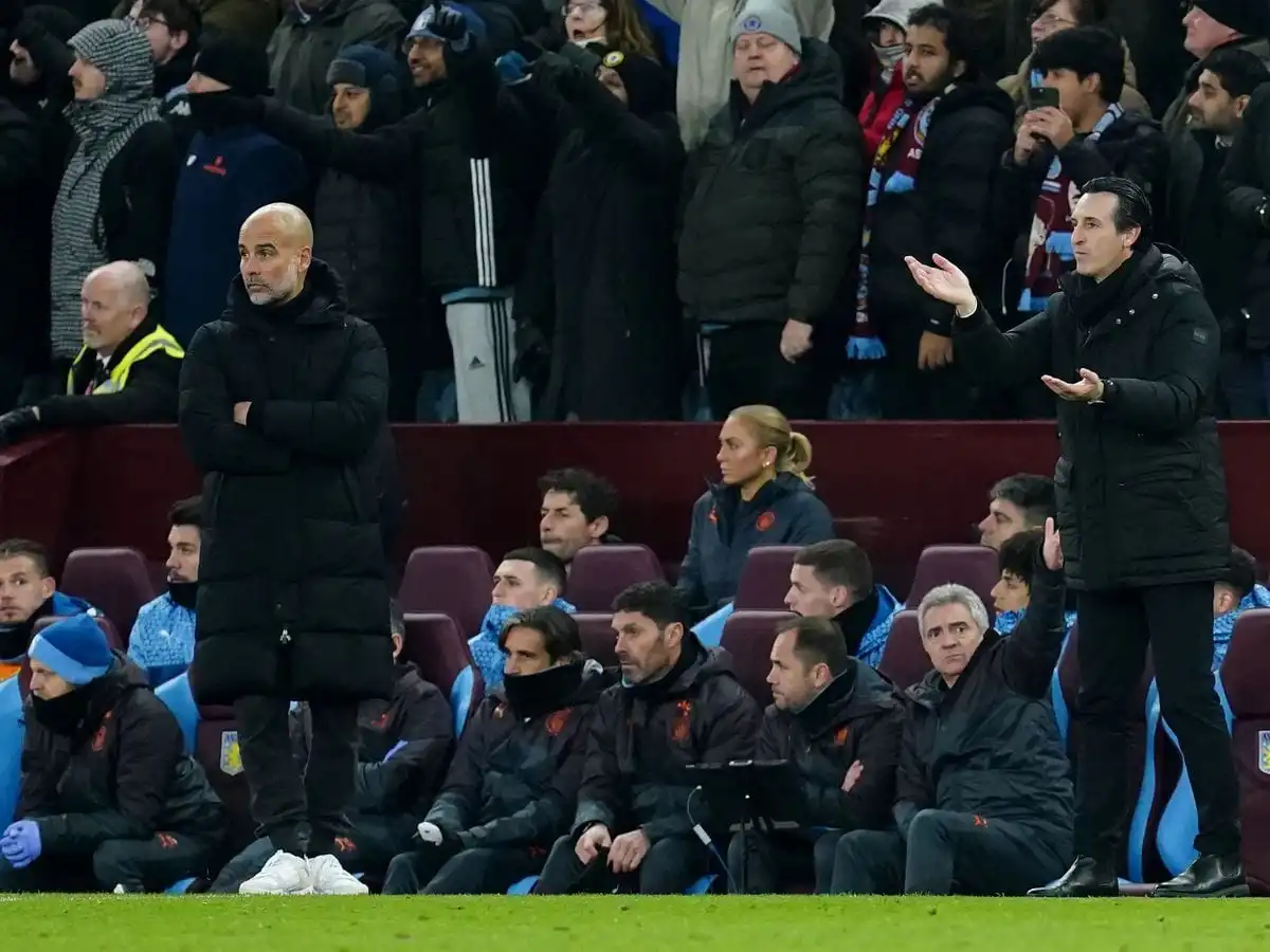 Pep Guardiola Aston Villa ultimate compliment Unai Emery Arsenal challenge