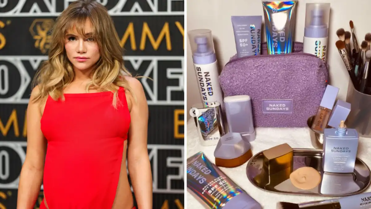 Pregnant actress Suki Waterhouse spotted in major Australian beauty brand at Emmy Awards