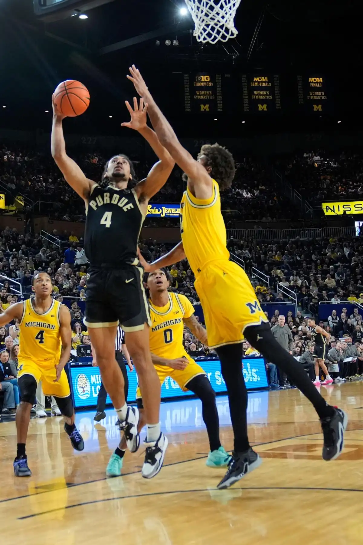 Purdue takeover Crisler Center true low point Michigan basketball freefall
