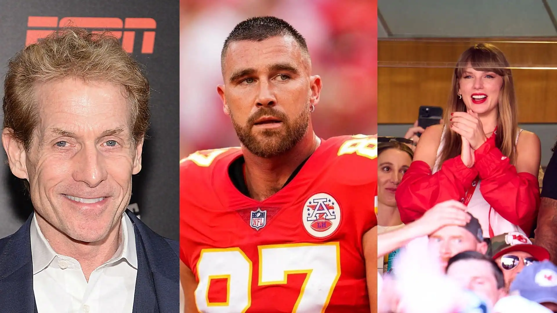 Skip Bayless criticizes Travis Kelce's partner and calls Taylor Swift a distraction