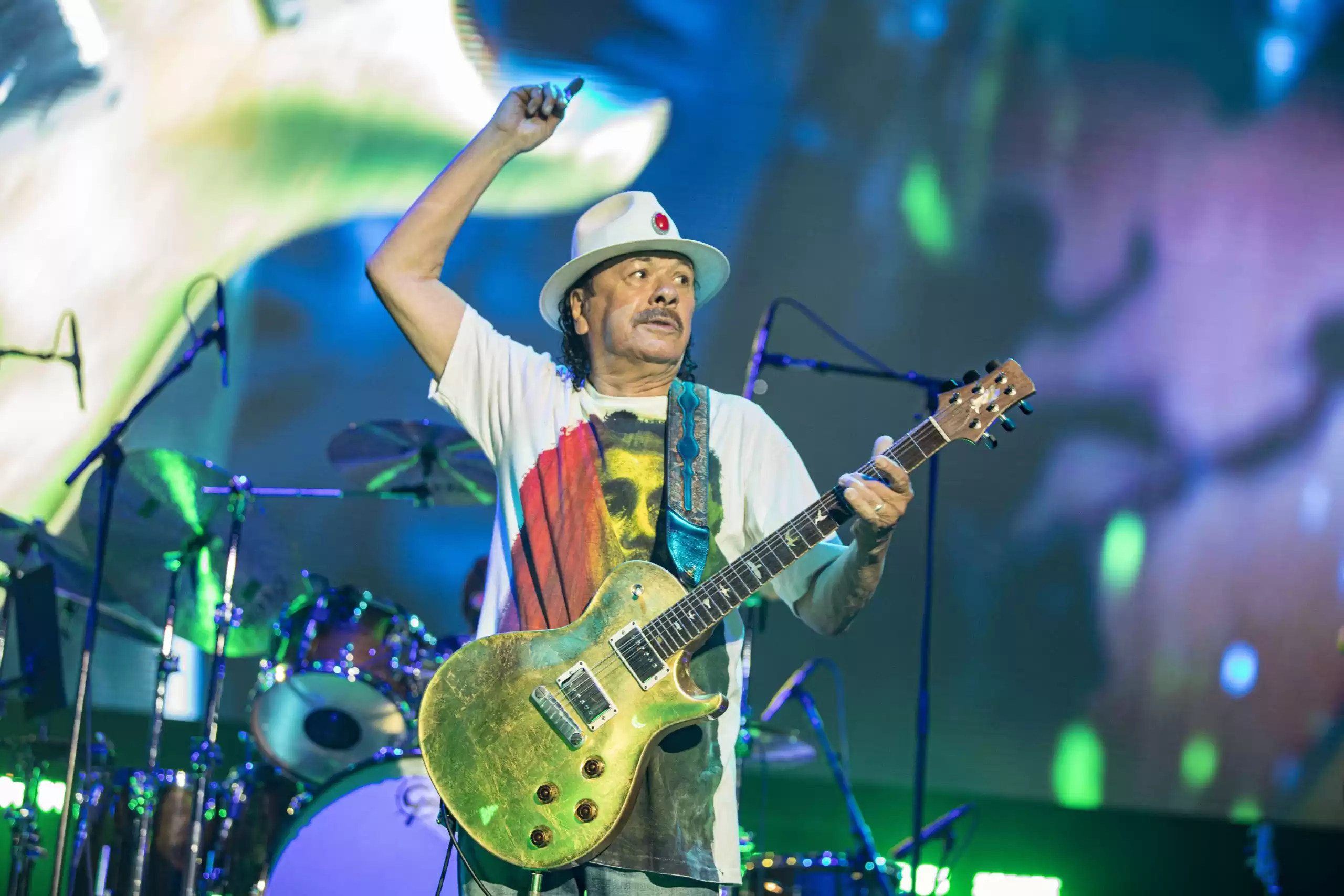 Social Media Criticizes Carlos Santana's Transphobic Concert Speech: 