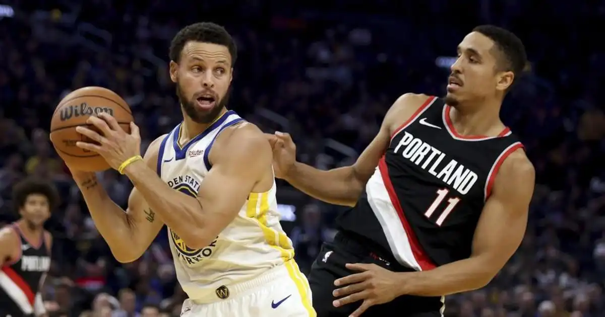 Stephen Curry scores 31 points as Warriors rally to beat Trail Blazers 110-106