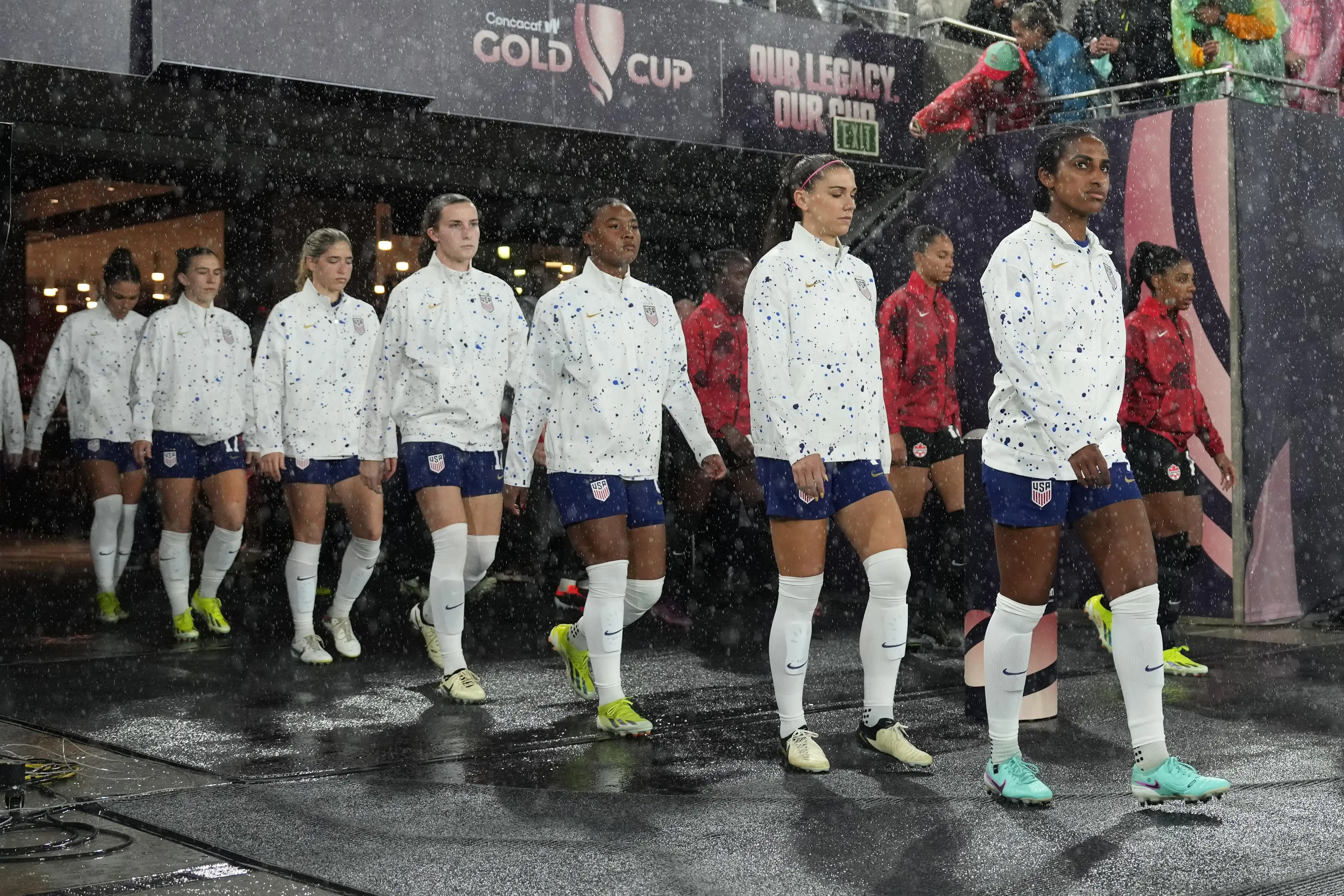 USWNT vs Canada Weather: World Cup Winners Sam Mewis, Julie Foudy Join Social Media Outcry Over Rainy Conditions